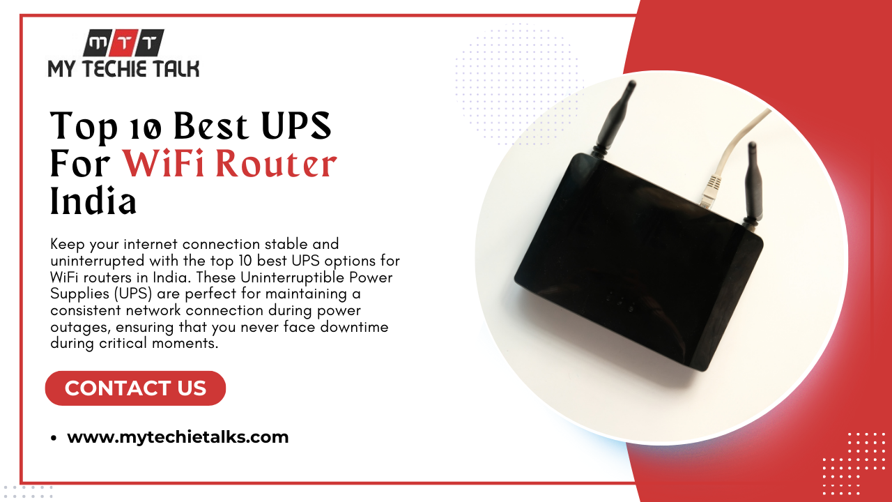 Best UPS For WiFi Router India