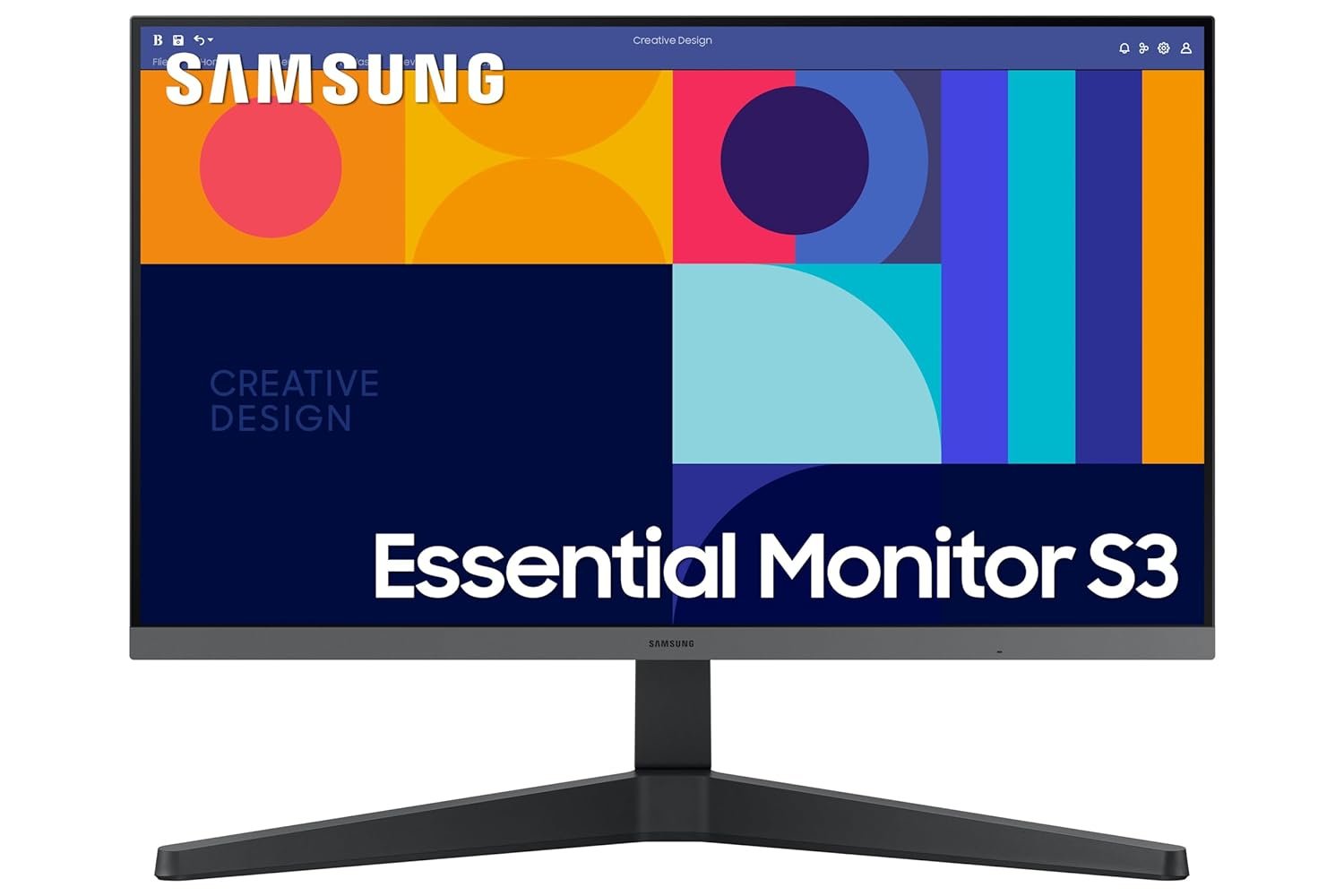 Samsung 24-inch (60.46cm) FHD, IPS, 100 Hz, 1920 x 1080 Flat Monitor